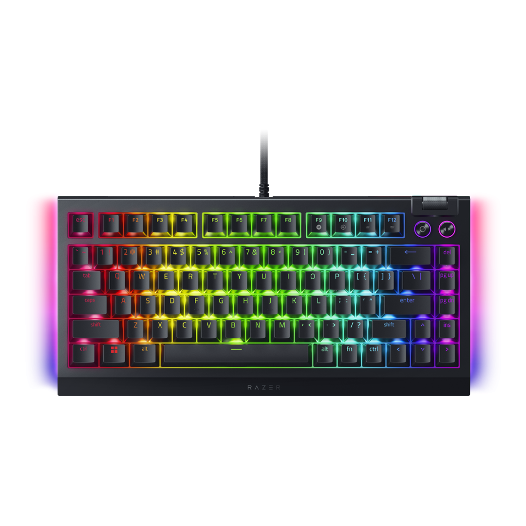 Razer BlackWidow V4 75% - Intl. US Layout (ISO) Gaming Keyboard in Qatar Razer BlackWidow V4 75% - Intl. US Layout (ISO) Gaming Keyboard in Qatar